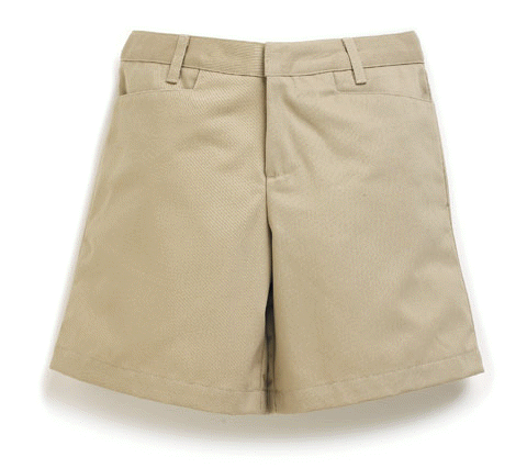 Flat Front Low Rise Wrinkle-Free Super Soft Twill Shorts