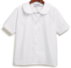 Better Short Sleeve Peter Pan Blouse